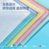 File bag, grid zipper bag, A4 semi-transparent file bag, drawstring bag, PVC material bag, printed logo, 10 pieces each details Picture